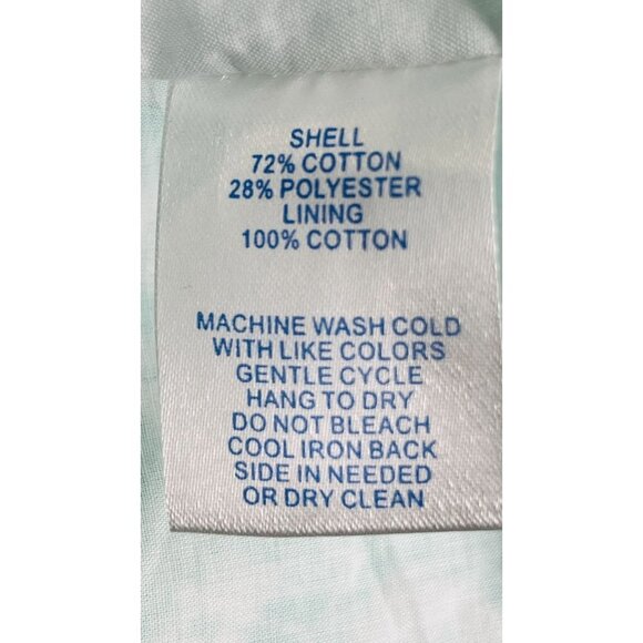 Southern Tide Paislee Ikat Jacquard Shift Dress Size 6 - Bermuda Teal - Picture 14 of 14